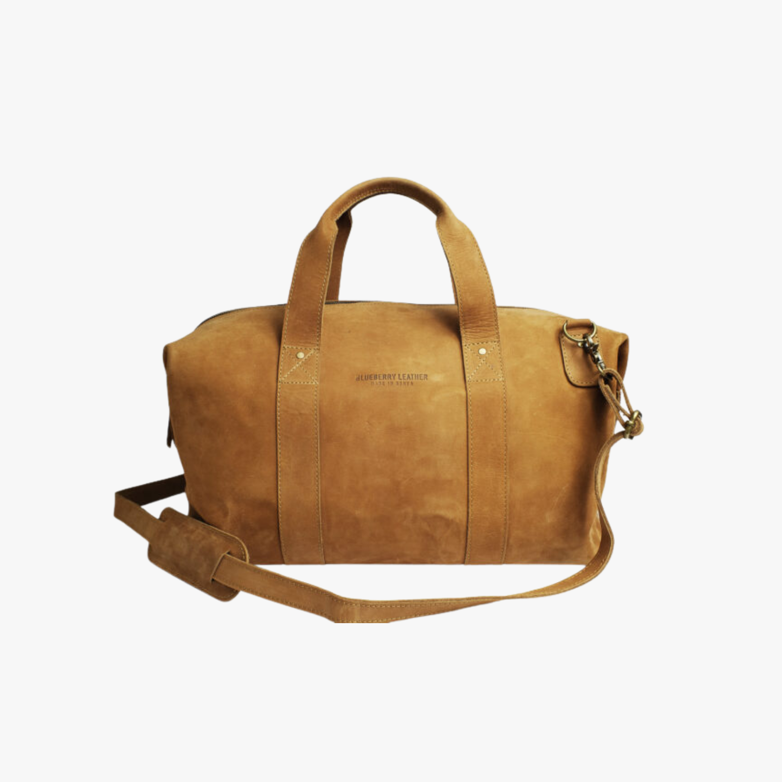 Nubuck Leather Duffel Bag