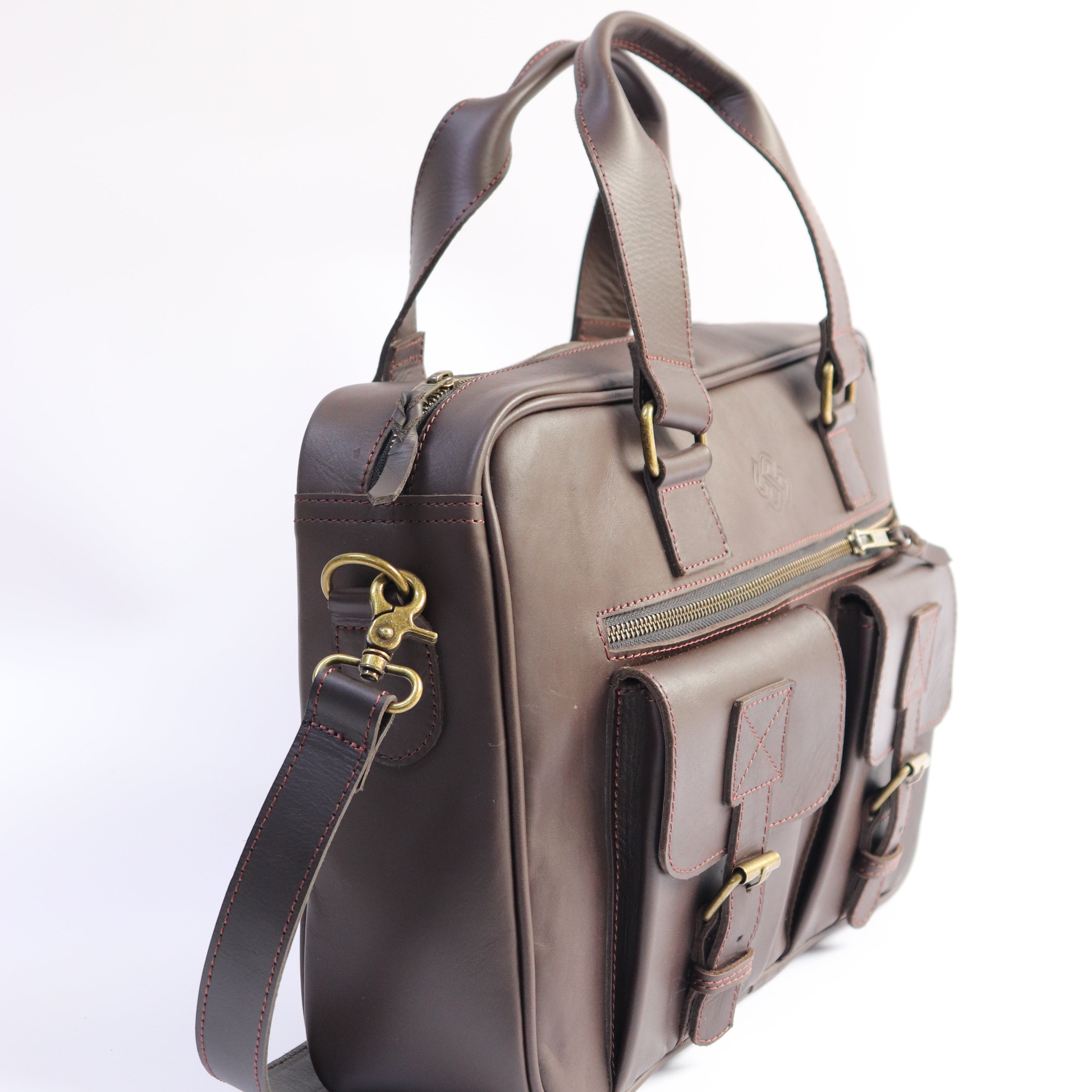 Dual Pocket Messenger Bag