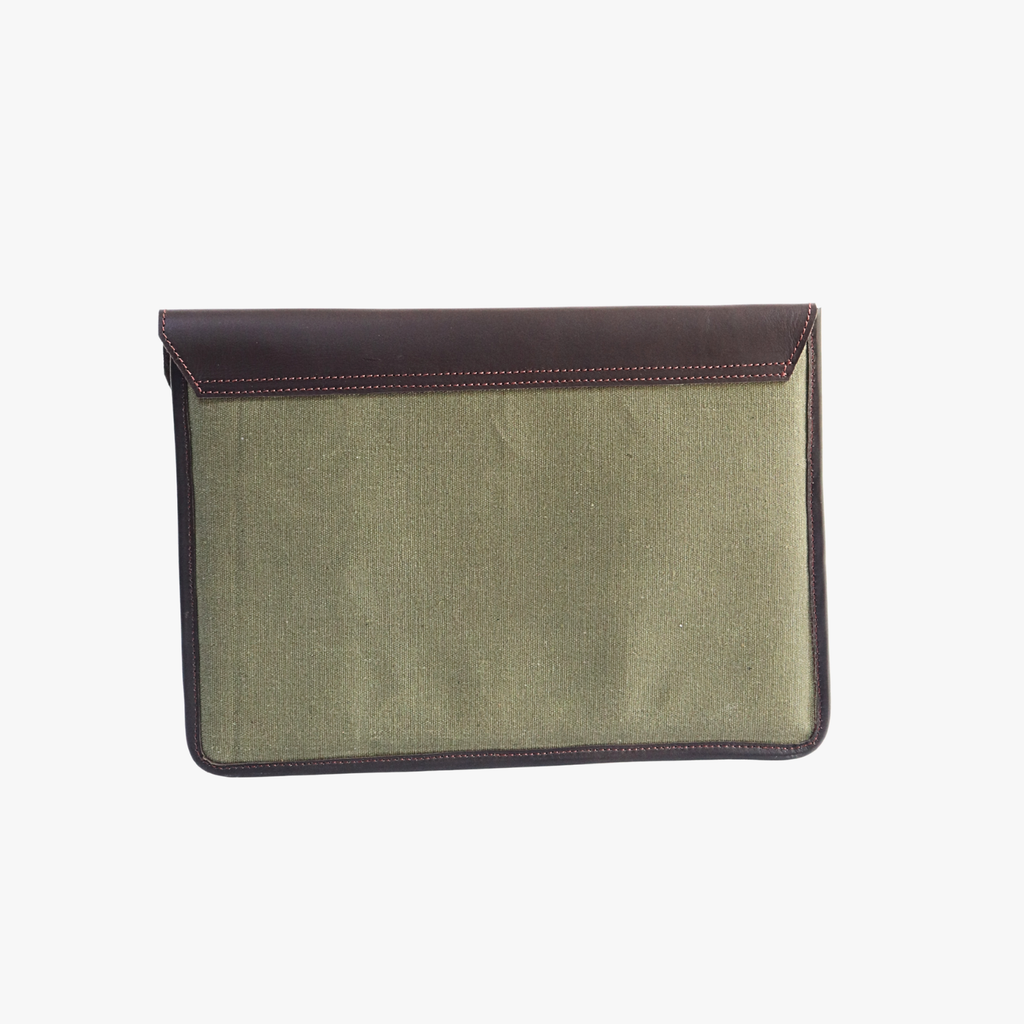 Canvas & Leather Sleeve