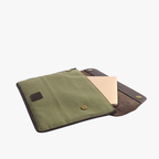 Canvas & Leather Sleeve