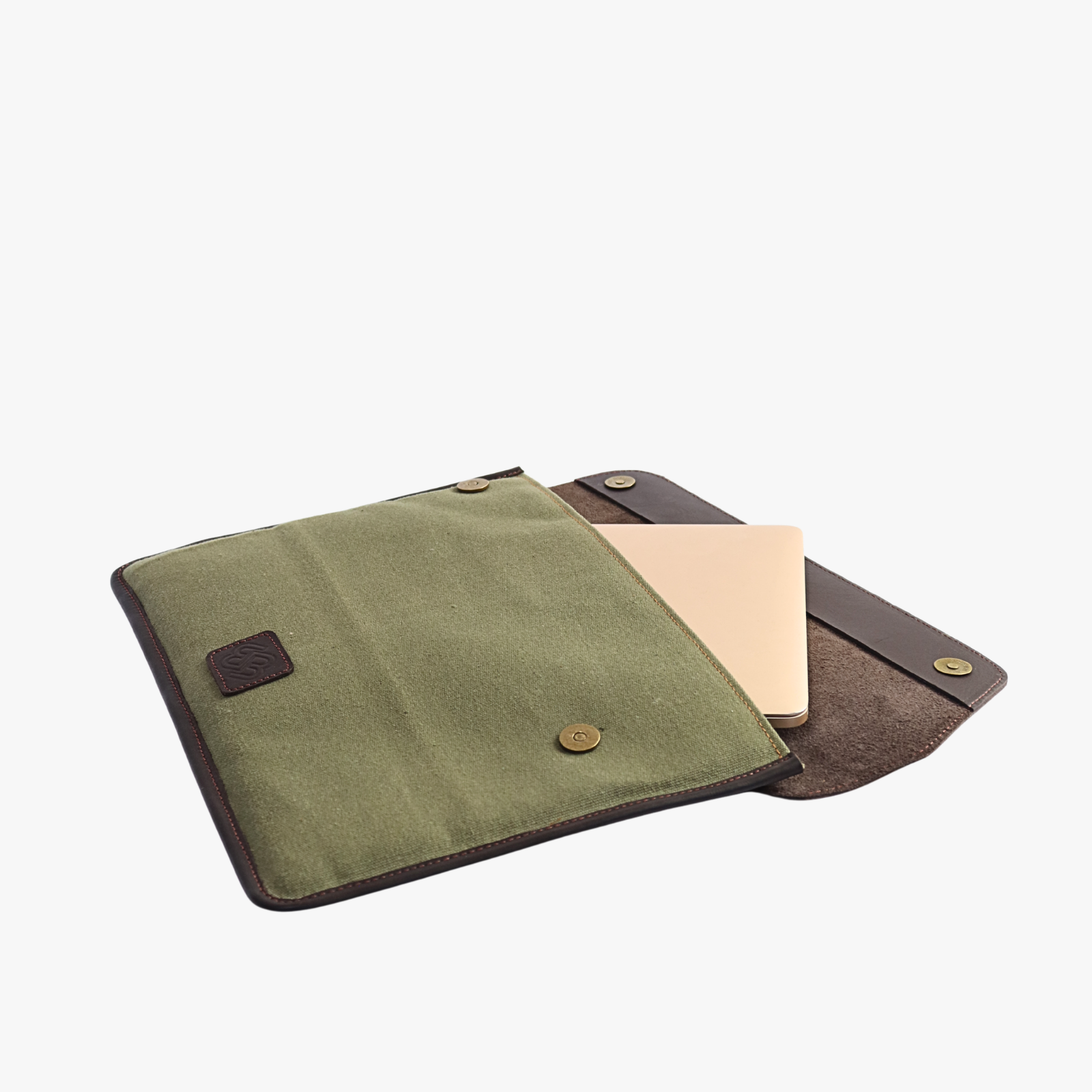 Canvas & Leather Sleeve