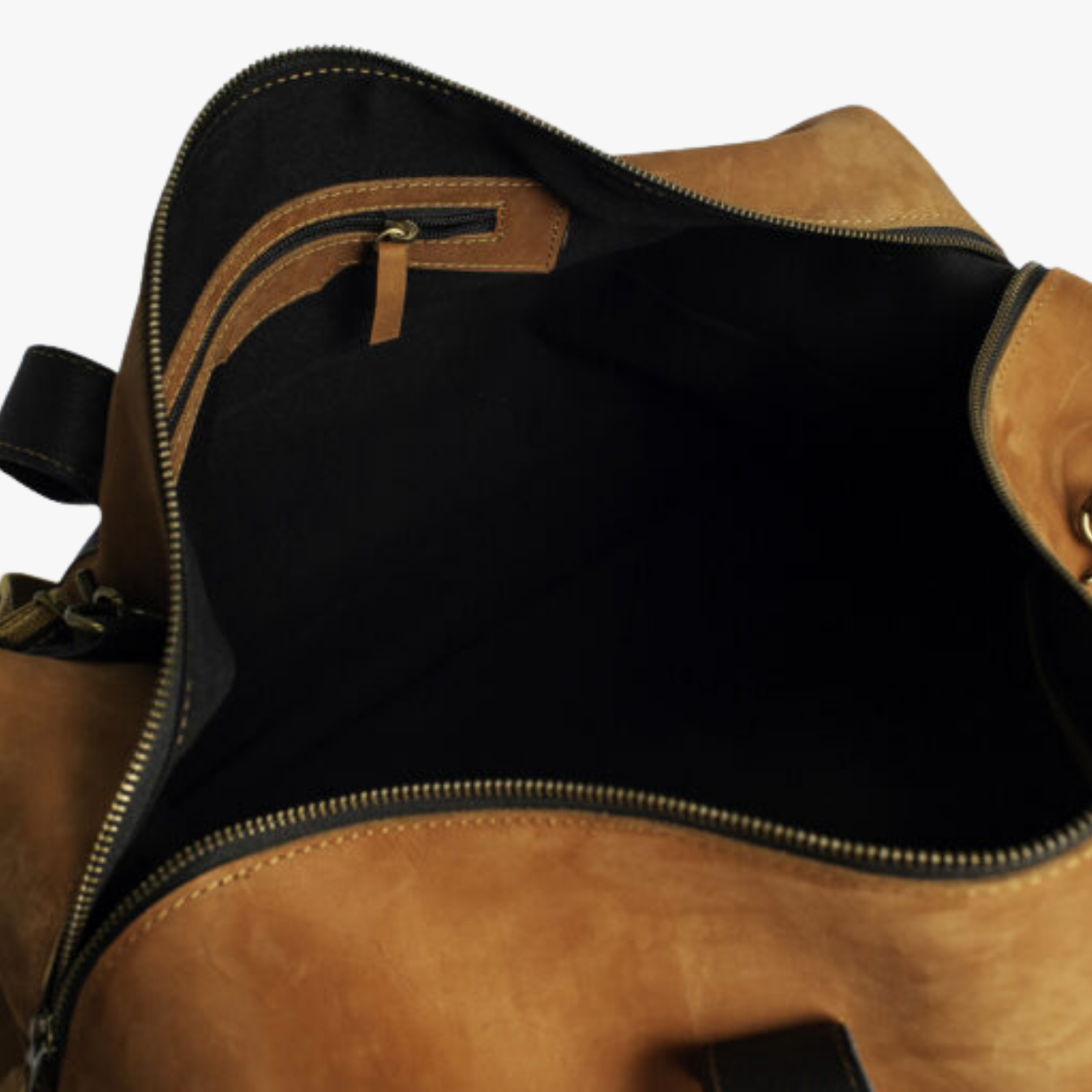 Nubuck Leather Duffel Bag