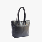Premium Leather Tote - Black