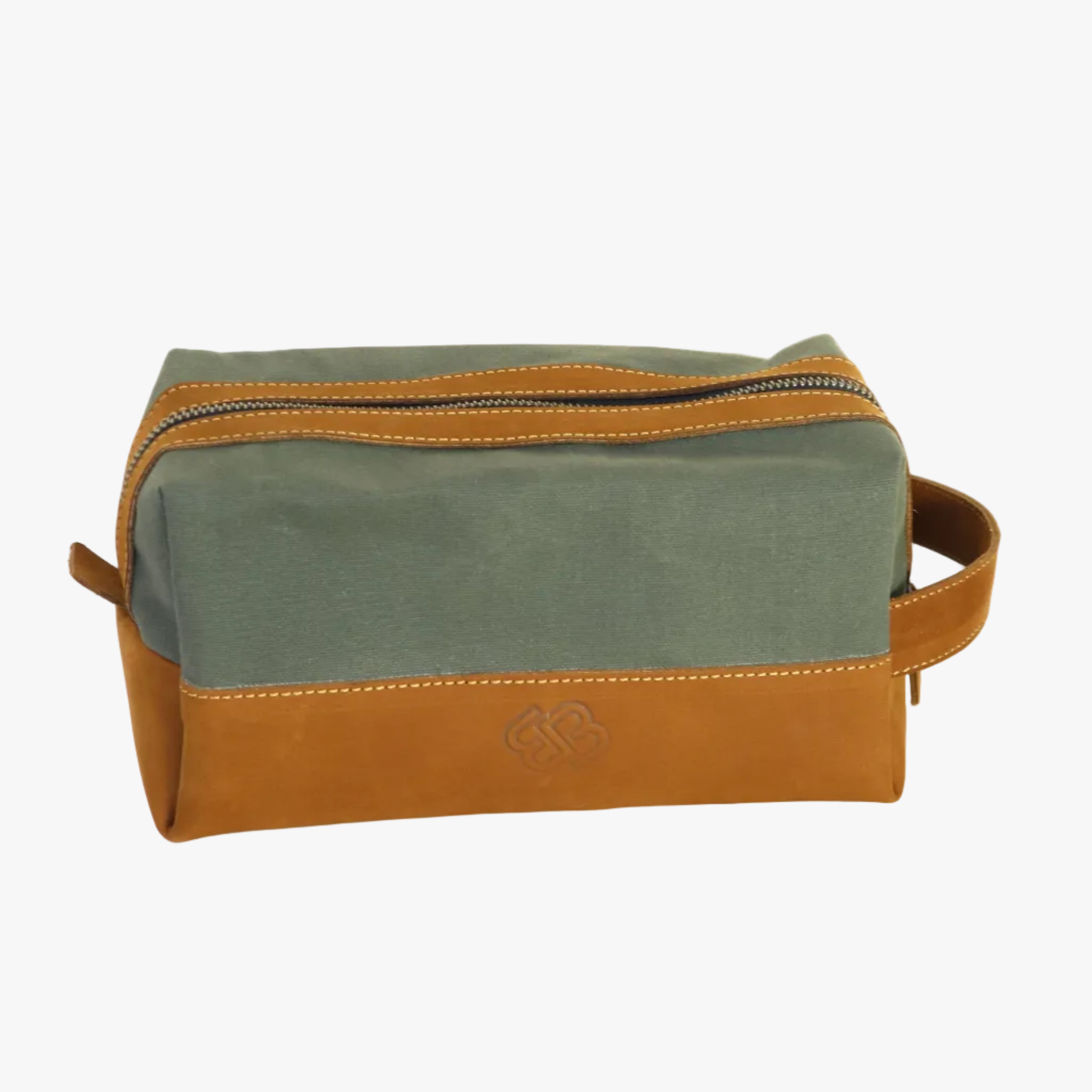 Canvas & Leather Washbag