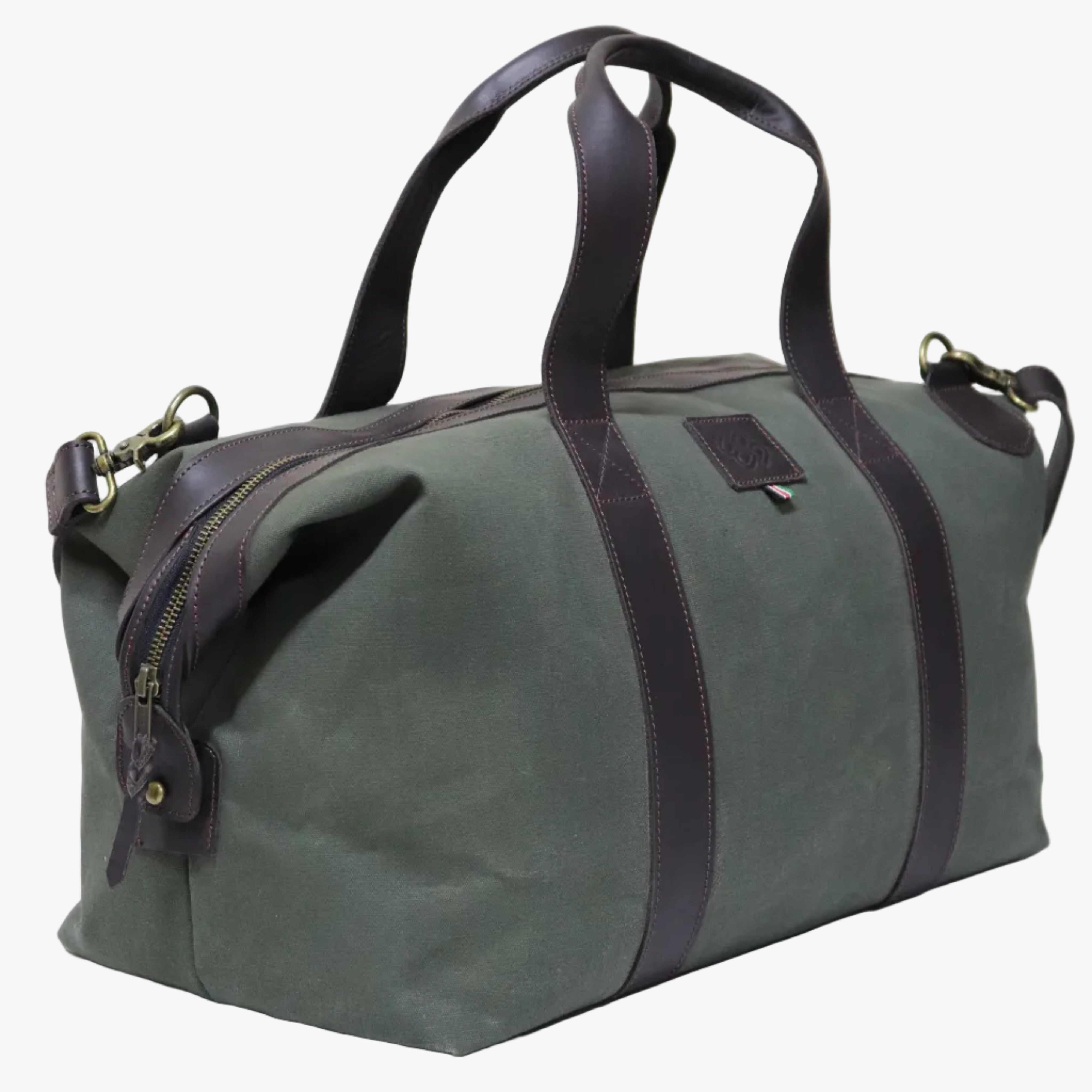 Premium Canvas & Leather Duffel Bag