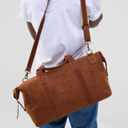 Leather Travel Bag - Nubuck