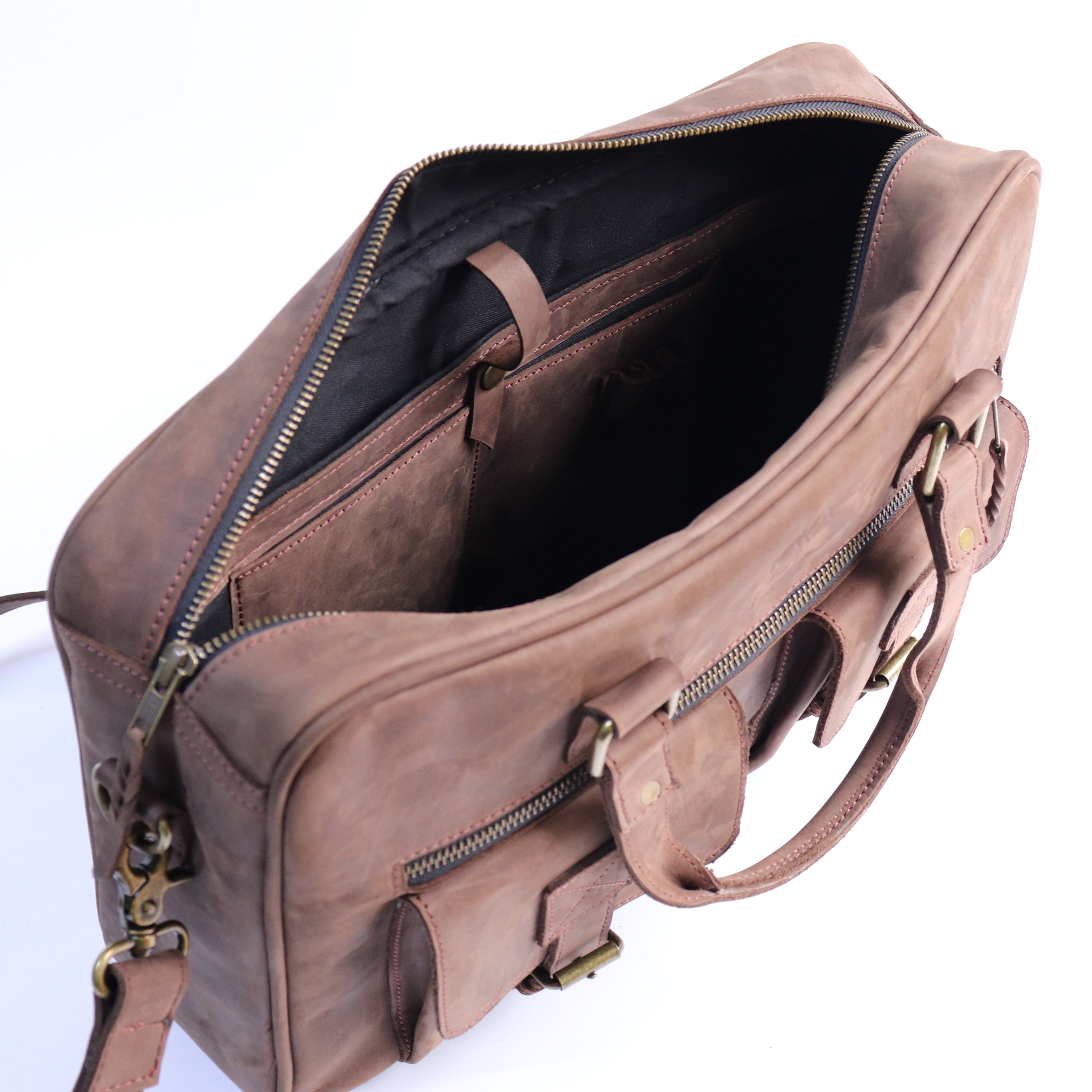 Dual Pocket Messenger Bag