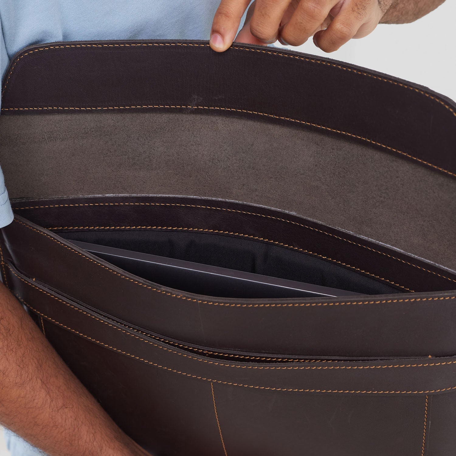 Padded Laptop Sleeves - Mocca