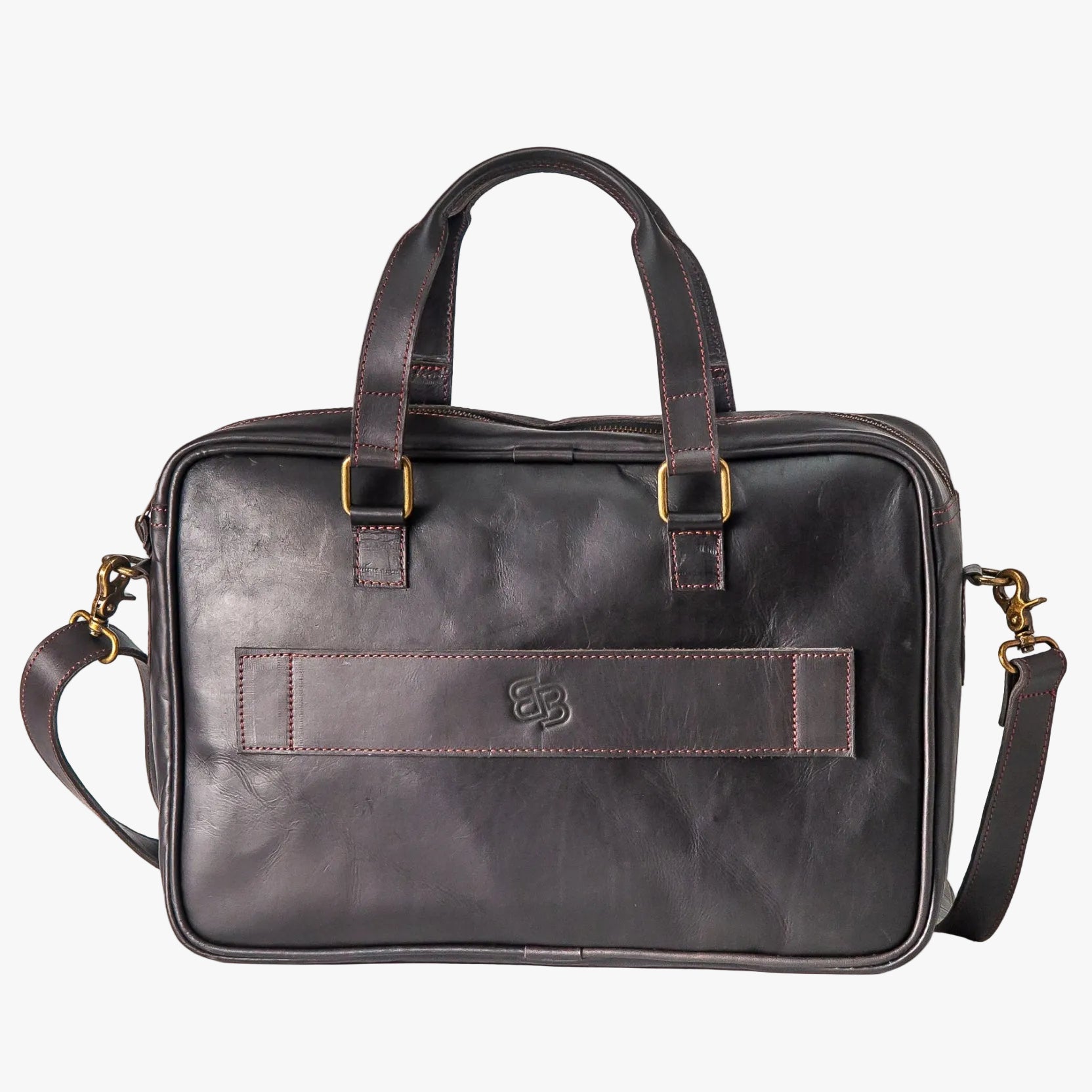 Beaded Dual Pocket Messenger Bag