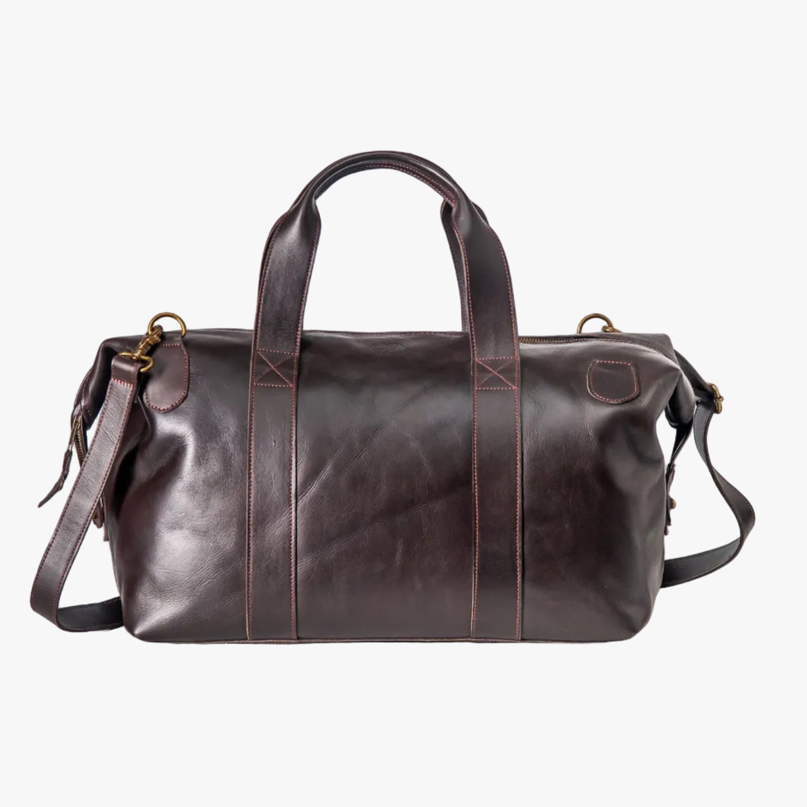 Leather Travel Bag - Pull-up Leather