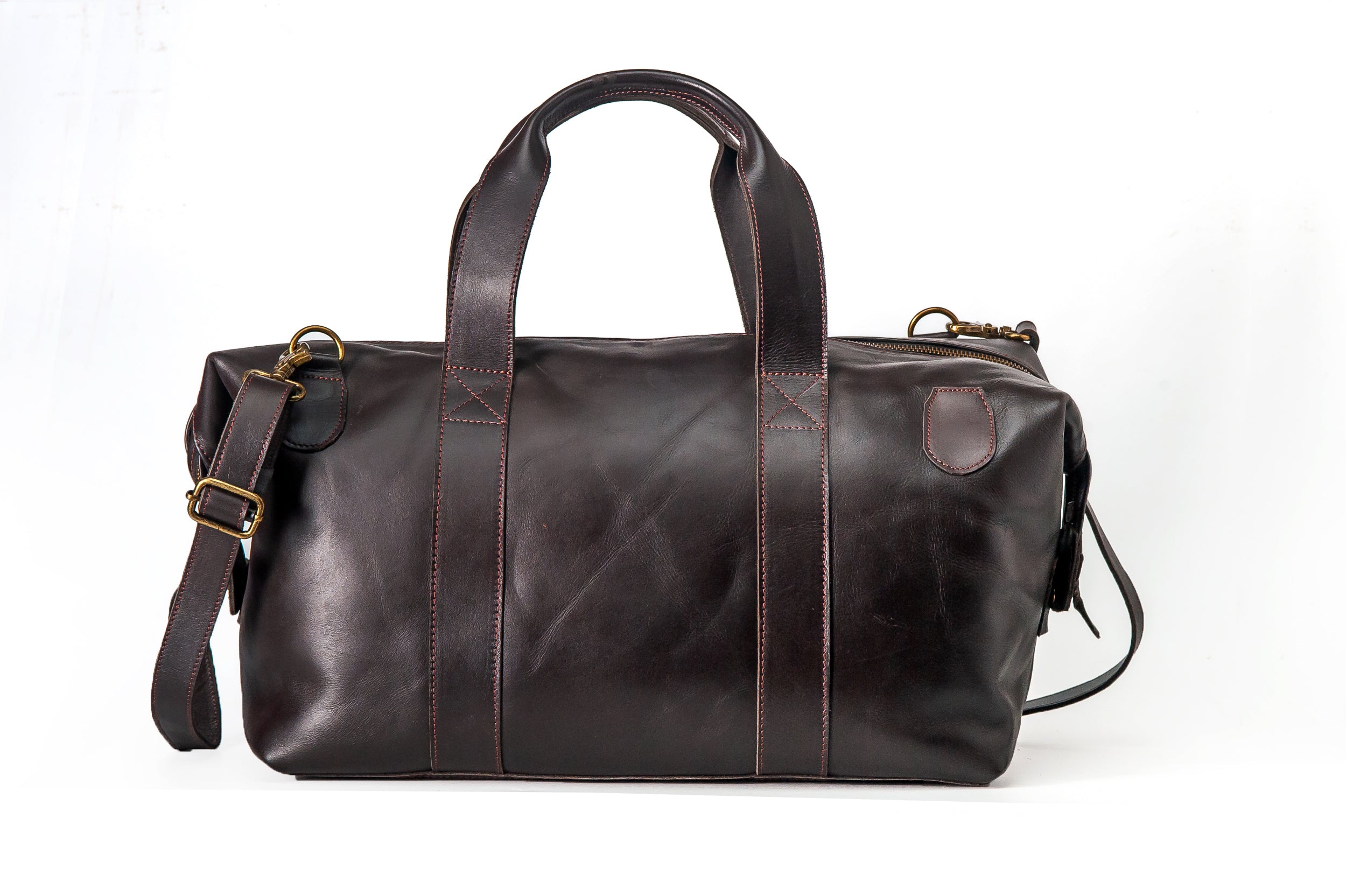 Leather Travel Bag - Pull-up Leather