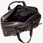 Beaded Dual Pocket Messenger Bag