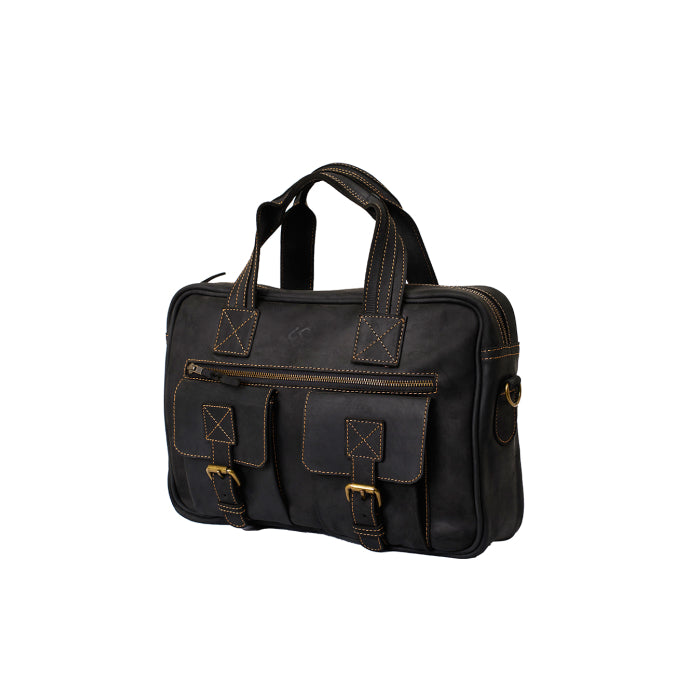 Dual Pocket Messenger Bag